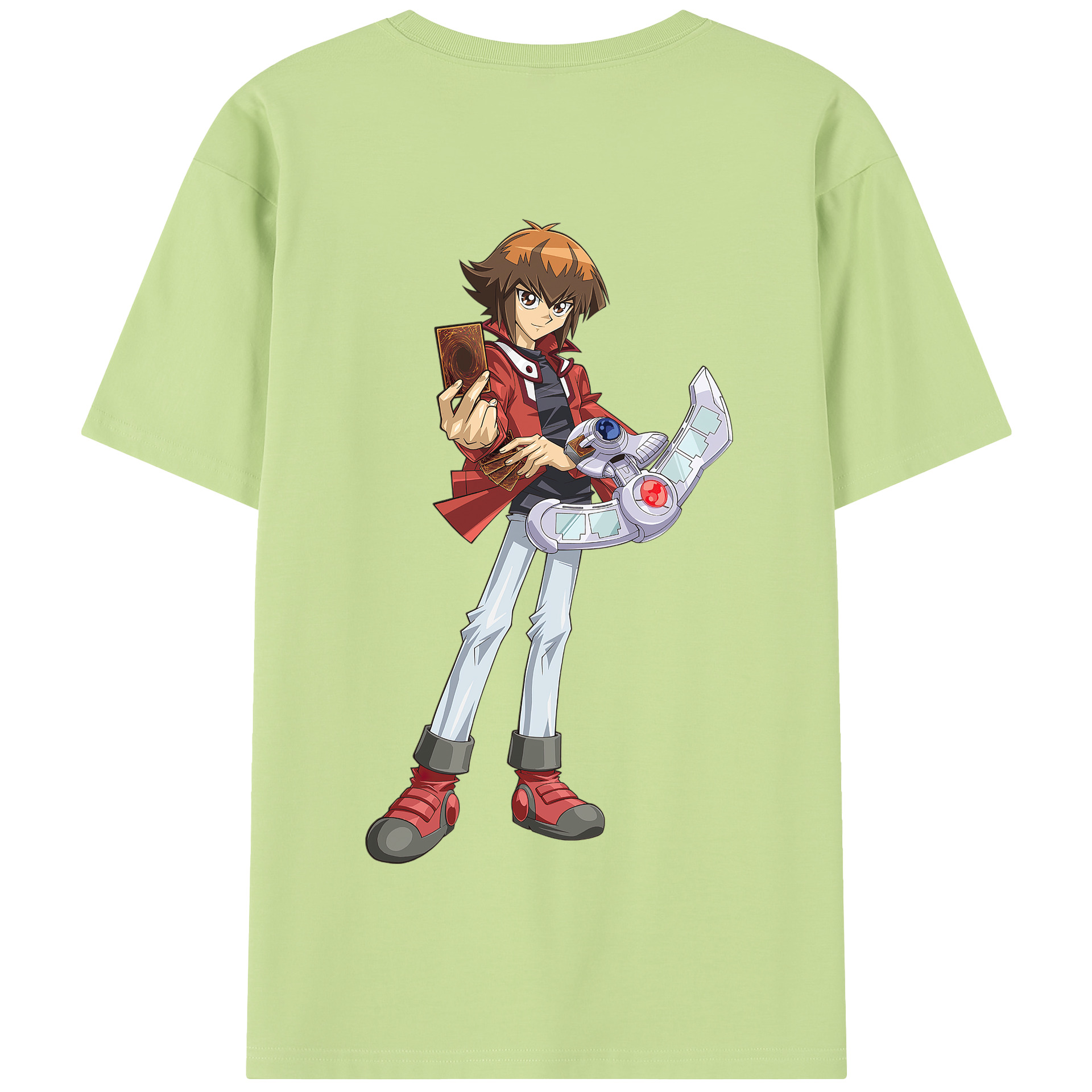 （画像用） 遊☆戯☆王 Yu-Gi-Oh! 綿100％半袖Tシャツ（背面プリント）